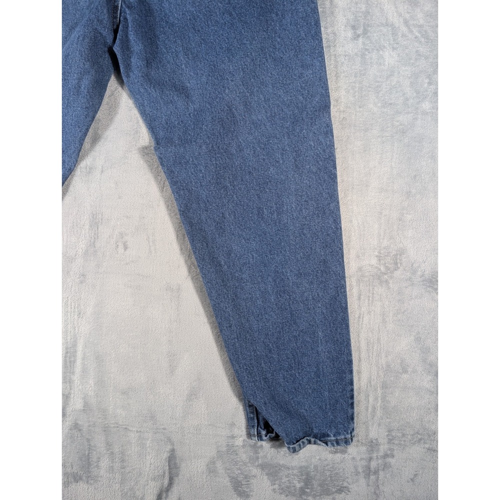 Wrangler Men's 34x30 Medium Wash Straight Leg Blue Denim Authentic Workwear Jean - Picture 6 of 13